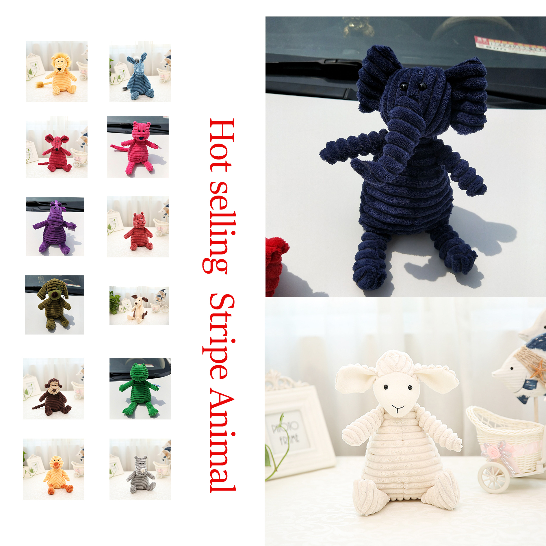 Animals Stuffed Plush Doll Toys Big Size 9.8'/ 11.8'/15.7' Animals Zoo Stuffed Doll toys Best Gifts For Birthday Toys, As pic 
Animals Stuffed Plush Doll Toys Big Size 9.8'/ 11.8'/15.7' Animals Zoo Stuffed Doll toys Best Gifts For Birthday Toys, As pic