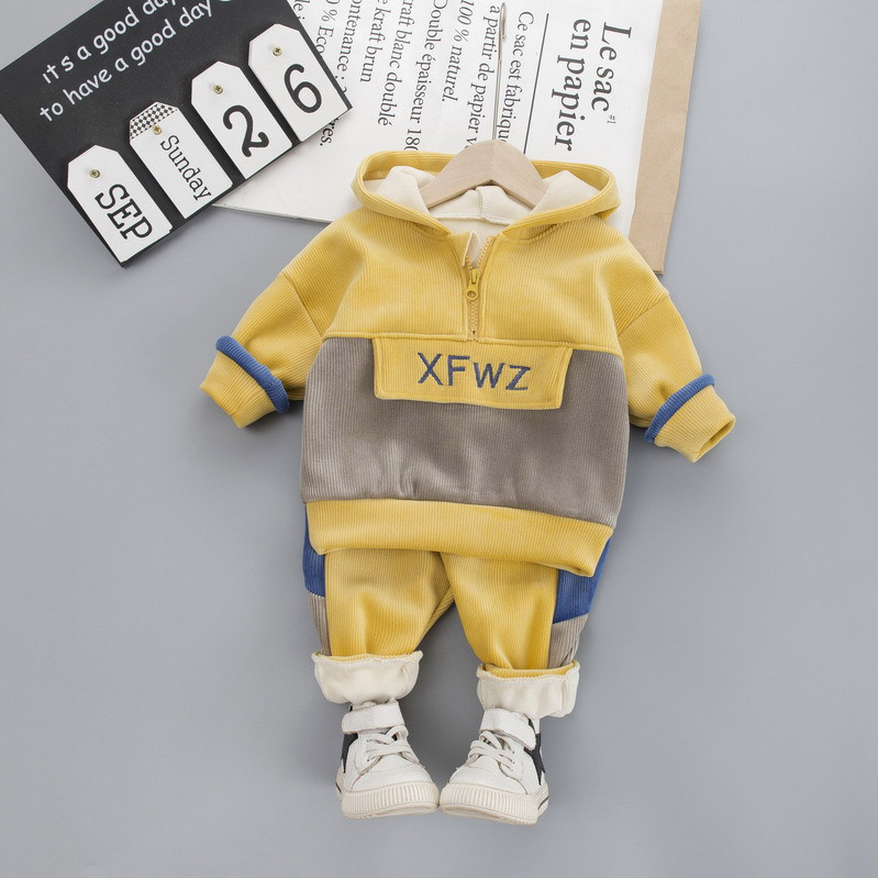 Kids Designer Clothing Sets Little Babys Colorblock Clothes Suits Letter Print Hoodie Two Piece Sets Casual Active Clothing New Good Styles, Yellow
Kids Designer Clothing Sets Little Babys Colorblock Clothes Suits Letter Print Hoodie Two Piece Sets Casual Active Clothing New Good Styles, Yellow