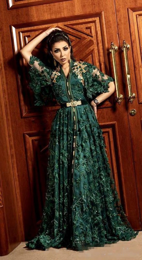 Formal Dark Green Evening Dresses with Half Sleeve 2020 Dubai Arabic Muslim Kaftan Abaya 3D Floral Lace Occasion Prom Dress Party Gowns, Sage
Formal Dark Green Evening Dresses with Half Sleeve 2020 Dubai Arabic Muslim Kaftan Abaya 3D Floral Lace Occasion Prom Dress Party Gowns, Sage