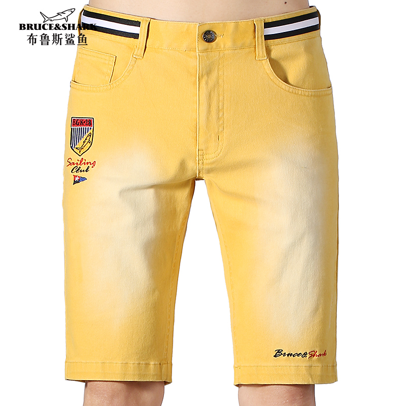2020 Summer New Men Jeans Business Denim Casual Fashion Embroidery Stretch Soften Cotton Short Jeans Straight yellow
2020 Summer New Men Jeans Business Denim Casual Fashion Embroidery Stretch Soften Cotton Short Jeans Straight yellow