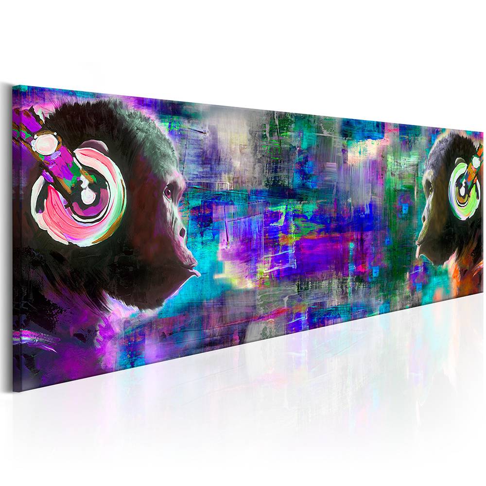 Art Monkeys Canvas Painting Living Room Home Decor Wall Painting Modern Thinking Orangutan Animal Picture Decorative No Frame