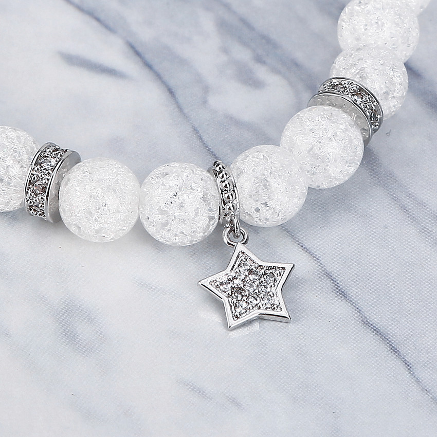 Popcorn crystal star bracelet group women's simple and exquisite sweet temperament wrist jewelry