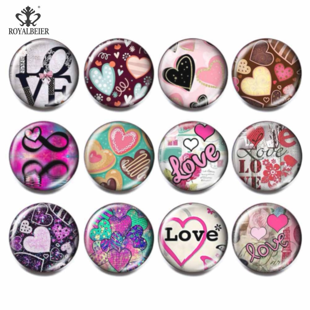 12pcs/lot Mixed Love Theme Glass Beads 18mm Colorful Snaps Button bijuterias Charm DIY Bracelet Jewelry Women berloque
12pcs/lot Mixed Love Theme Glass Beads 18mm Colorful Snaps Button bijuterias Charm DIY Bracelet Jewelry Women berloque