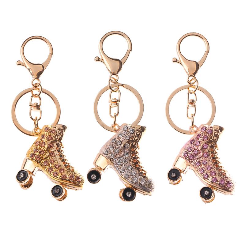 New Cute Roller Skating Shoe Keychain Purse Car Key Holder Charm Women Bag Decorative Crystal Keyring Handbag Pendant Jewelry
New Cute Roller Skating Shoe Keychain Purse Car Key Holder Charm Women Bag Decorative Crystal Keyring Handbag Pendant Jewelry