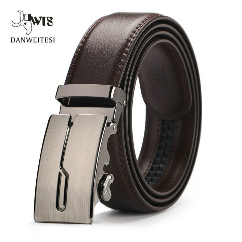Top Quality Men Belts Genuine Leather Belts Leather Sliding Buckle Ratchet Belt Automatic Buckles Trendy Business Belts Casual Belt, Black
Top Quality Men Belts Genuine Leather Belts Leather Sliding Buckle Ratchet Belt Automatic Buckles Trendy Business Belts Casual Belt, Black