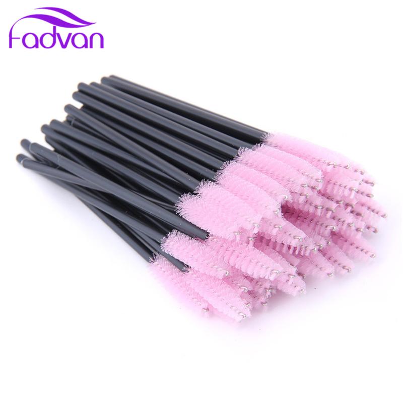 Six Colors Disposable Mascara Wands Mini Lashes Brushes Mascara Applicator Micro Spoolie Brushes For Eye Lash