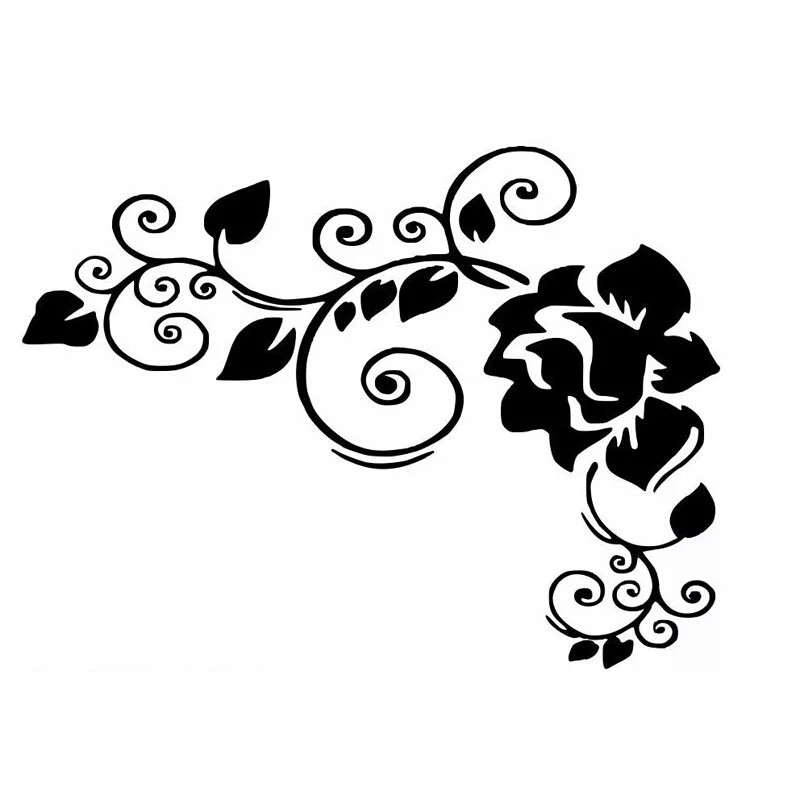 16*12CM Car Styling Personalized Decorative Accessories Classic Flower Decal Vinyl Car Sticker Black/Silver CA-1071
16*12CM Car Styling Personalized Decorative Accessories Classic Flower Decal Vinyl Car Sticker Black/Silver CA-1071