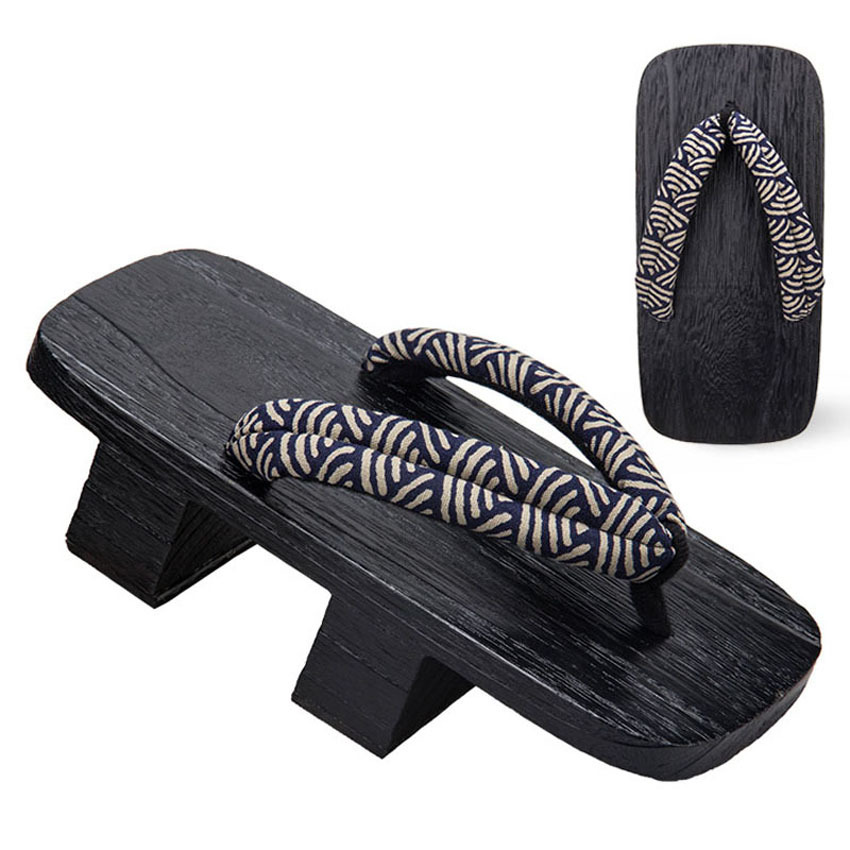 Oriental Japanese Wooden Clogs Geta Slippers for Man Onmyoji Cosplay Shoes Paulownia Male Chinese Samurai Summer Sandals Y200107
