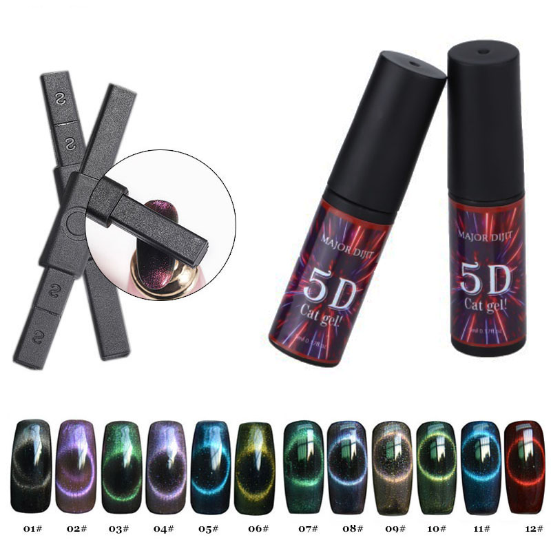 13pc/set 5ml 5D Cat Eye UV Nail Gel Polish Starry Sky Effect Soak Off UV Gel Nail Lacquer Magnet Needed For Manicure Set, Multi
13pc/set 5ml 5D Cat Eye UV Nail Gel Polish Starry Sky Effect Soak Off UV Gel Nail Lacquer Magnet Needed For Manicure Set, Multi