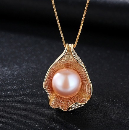 Wholesale- Pearl Jewelry ,pearl Pendant Jewelry Sets For Women Fashion Pearl Necklace/Earring Wedding Jewelry Set , Shell Pendant Design