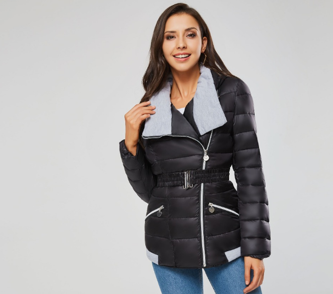 Winter Cold Hand-plug Cotton Windproof Thick Fashion Coat Jacket Women Casual Hooded Gothic Warm Coat Overcoat D30, Black
Winter Cold Hand-plug Cotton Windproof Thick Fashion Coat Jacket Women Casual Hooded Gothic Warm Coat Overcoat D30, Black