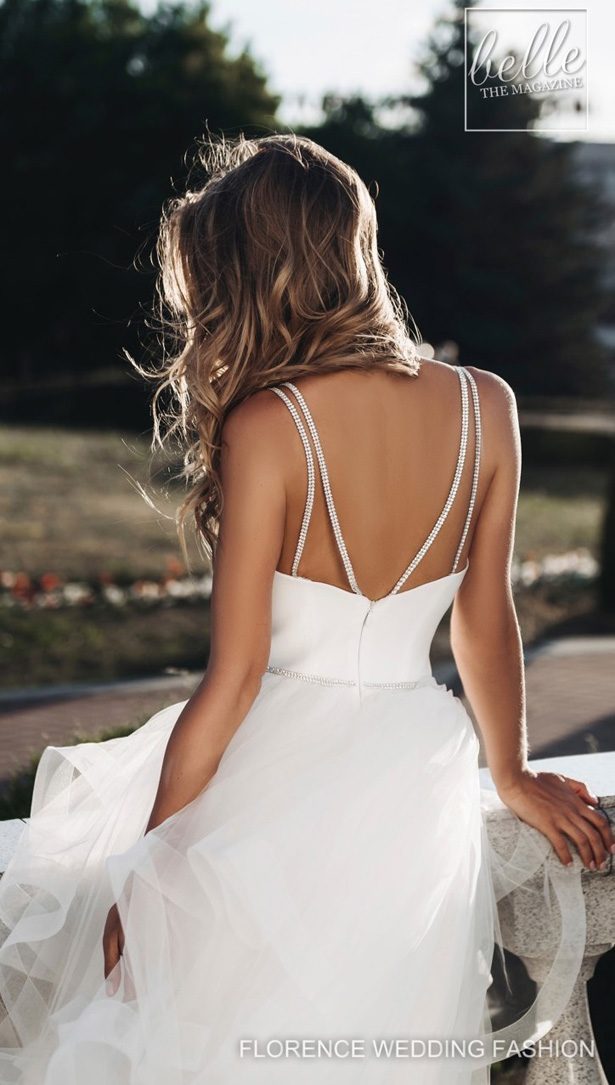 bohemian florence wedding dresses v neck beading ruffles tiered skirts long bridal gowns plus size beach robe de marie