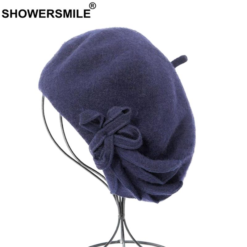 SHOWERSMILE Navy Women Wool Berets With Flower Bowknot Solid Artist Hat Female Woolen Painters Caps Elegant Winter French Beret, Green beret
SHOWERSMILE Navy Women Wool Berets With Flower Bowknot Solid Artist Hat Female Woolen Painters Caps Elegant Winter French Beret, Green beret