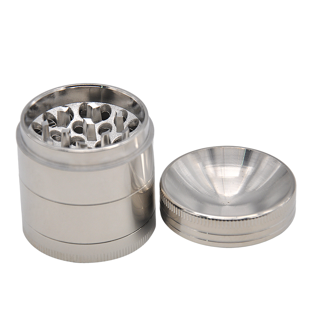 

Premium Concave Grinders 3 sizes 40/56/63mm Metal Smoking Herb Grinders 4 Layers Zinc Alloy Concave Surface Tobacco Herb Hand Muller