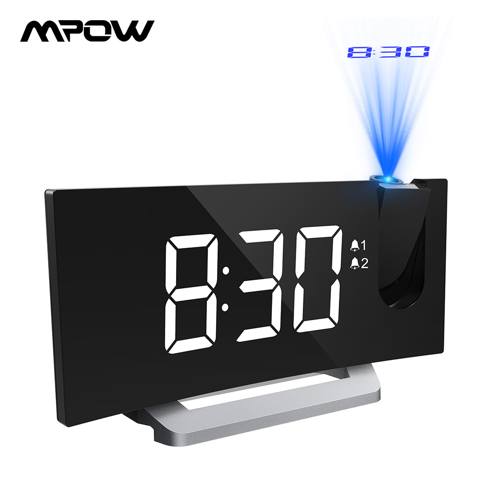 Mpow HM353 Projection Clock FM Radio Digital Alarm Clock Table Decor Electronic Desktop With LED Display Snooze Function
Mpow HM353 Projection Clock FM Radio Digital Alarm Clock Table Decor Electronic Desktop With LED Display Snooze Function