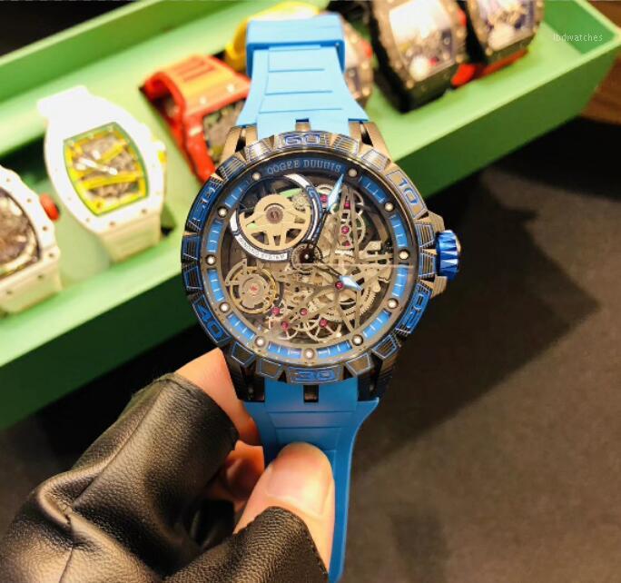 Wristwatches Men Watches Automatic Movement Waterproof Leather Strap Male Clock 47mm Excalibur 461
Wristwatches Men Watches Automatic Movement Waterproof Leather Strap Male Clock 47mm Excalibur 461