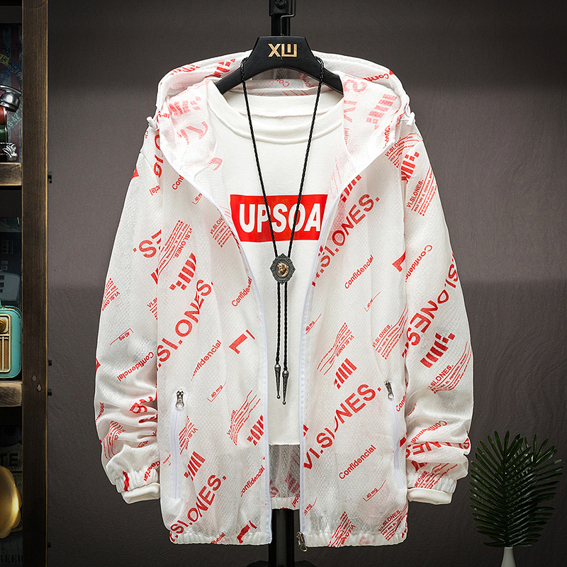 Men Plus size zipper jackets coats 2020 Summer Breathable prints splicing Sunscreen Thin Hooded Coats Men's Travel jacket, Black
Men Plus size zipper jackets coats 2020 Summer Breathable prints splicing Sunscreen Thin Hooded Coats Men's Travel jacket, Black