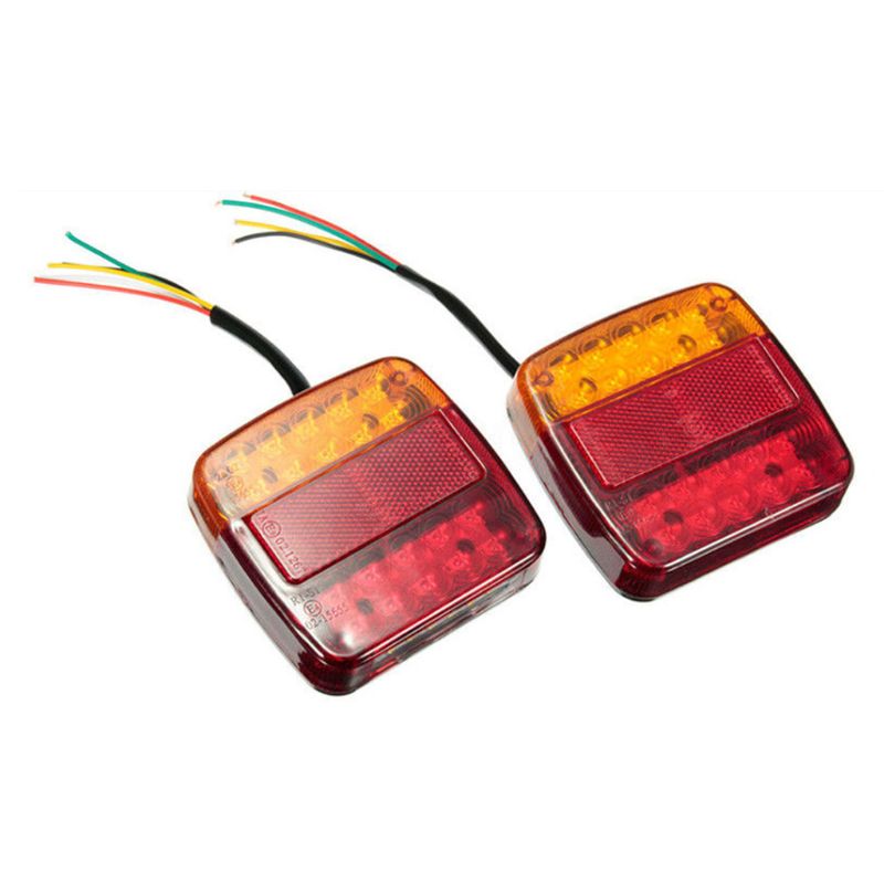 12V 20 LED Truck Taillight Car Trailer Universal Two-color Car Turn Signal Light B36B, As pic
12V 20 LED Truck Taillight Car Trailer Universal Two-color Car Turn Signal Light B36B, As pic