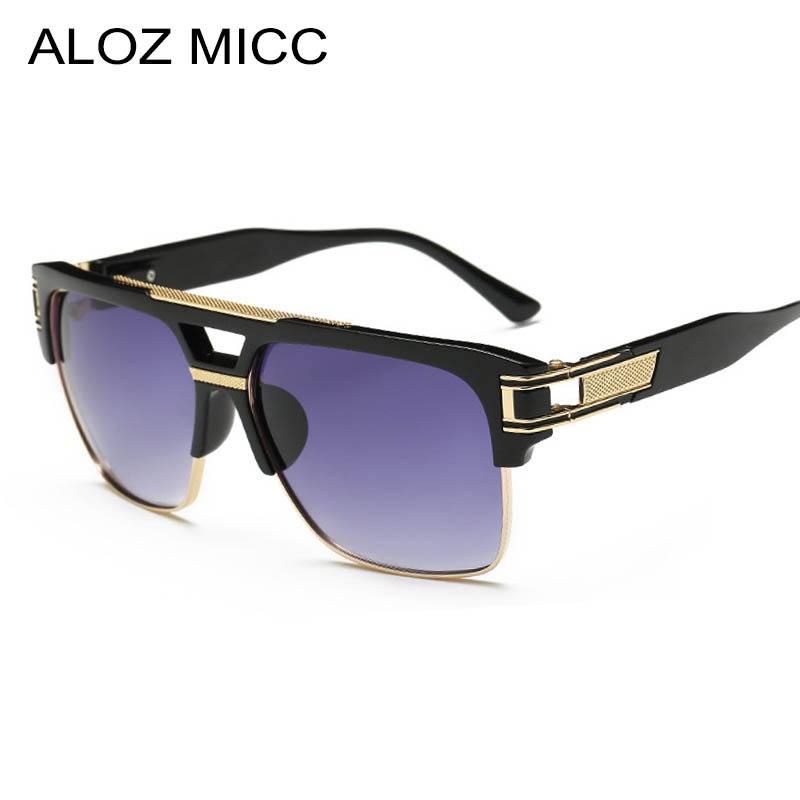 ALOZ MICC 2019 Vintage Square Sunglasses Men Women Fashion Big Frame Flat Top Sun glasses For Men outdoor Eyeglasses UV400 A166
ALOZ MICC 2019 Vintage Square Sunglasses Men Women Fashion Big Frame Flat Top Sun glasses For Men outdoor Eyeglasses UV400 A166
