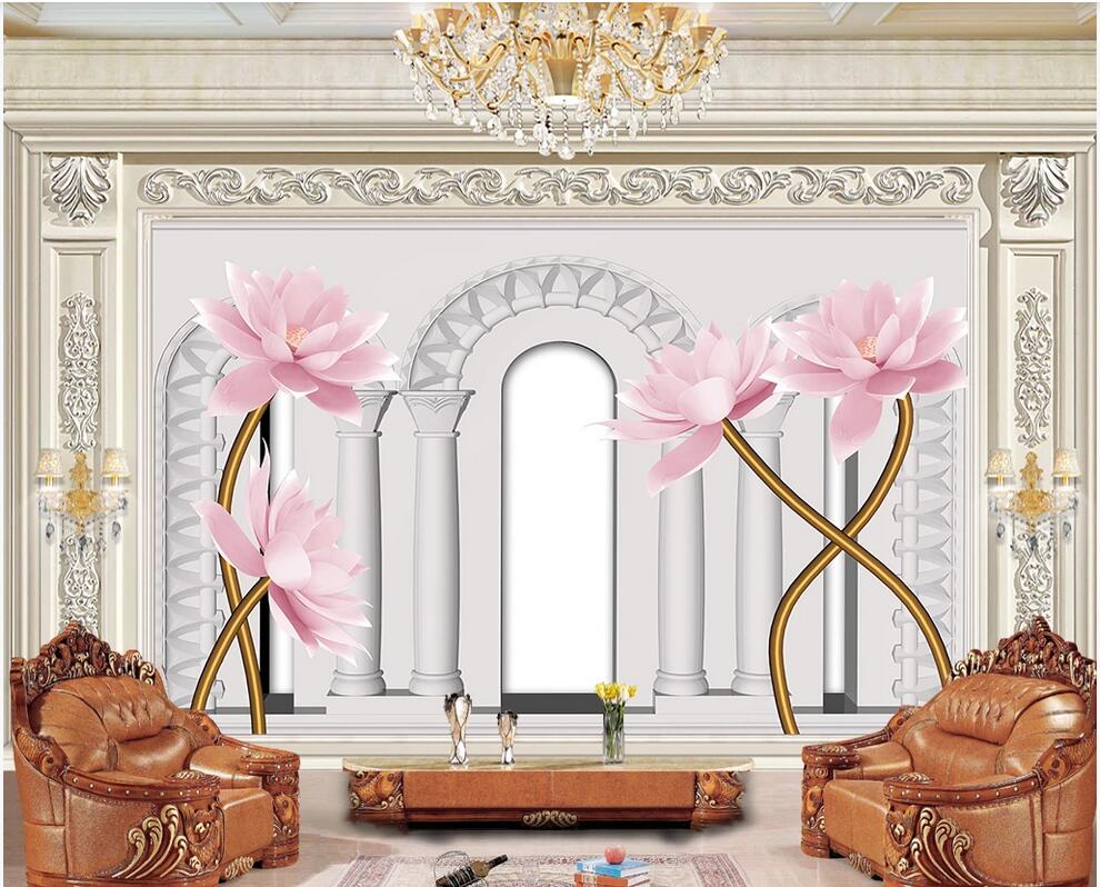WDBH custom photo 3d wallpaper 3D space plaster Roman wall lotus lotus flower background wall wallpaper for walls 3 d, Non-woven wallpaper
WDBH custom photo 3d wallpaper 3D space plaster Roman wall lotus lotus flower background wall wallpaper for walls 3 d, Non-woven wallpaper