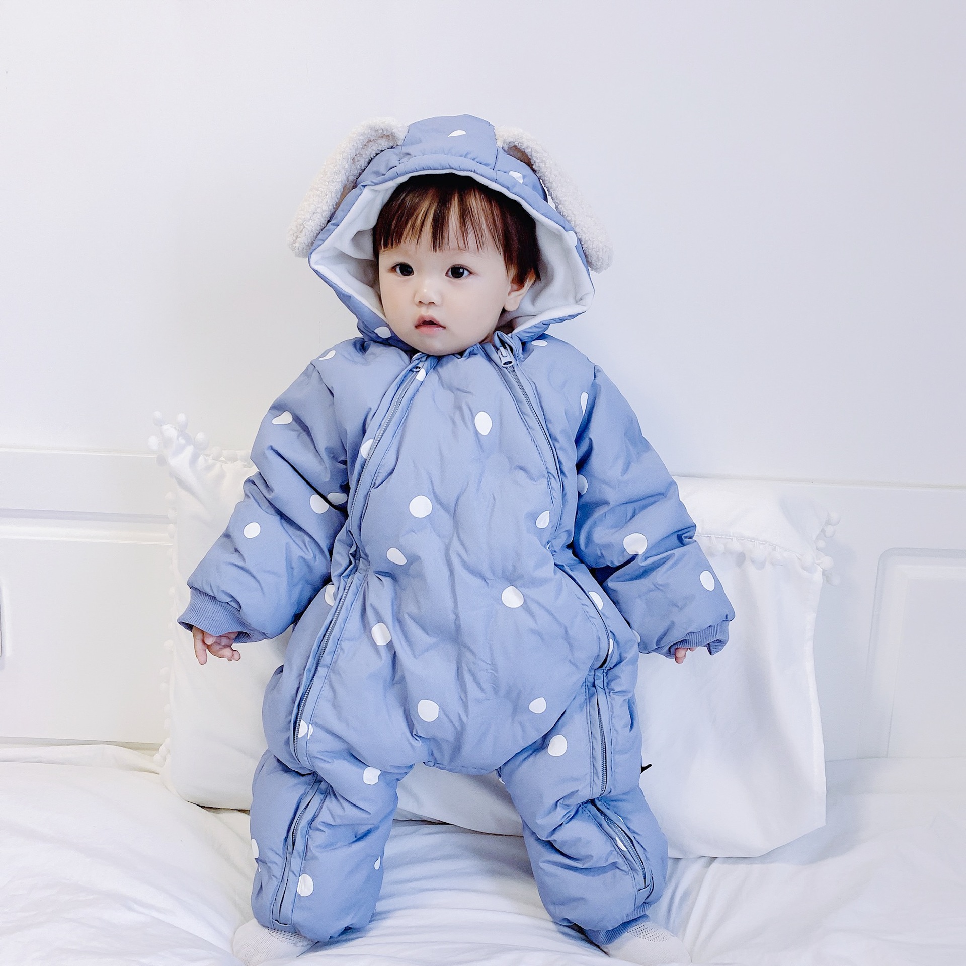Winter Toddler Baby Rompers Thick Climbing Clothes Newborn Boy Girl Warm Jumpsuit Christmas Hooded Outwear 0-24M, Pink
Winter Toddler Baby Rompers Thick Climbing Clothes Newborn Boy Girl Warm Jumpsuit Christmas Hooded Outwear 0-24M, Pink