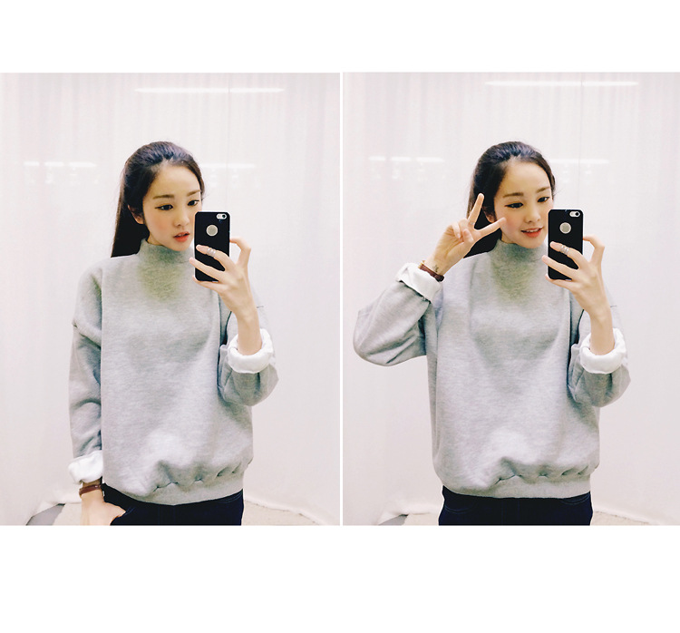 2019 New Women's Winter New Multicolor Plus Velvet Thick Long Sleeve Large Size Round Neck Sweatshirt Women, Beige
2019 New Women's Winter New Multicolor Plus Velvet Thick Long Sleeve Large Size Round Neck Sweatshirt Women, Beige