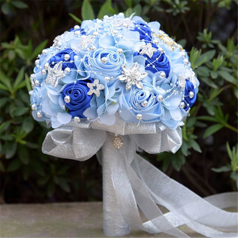 Silk Ribbon Rose Artificial Flowers Holding Flower Bride Groom Wedding Bridesmaid Decor Simulation Pearl Roses Flower Bouquet, Blue
Silk Ribbon Rose Artificial Flowers Holding Flower Bride Groom Wedding Bridesmaid Decor Simulation Pearl Roses Flower Bouquet, Blue
