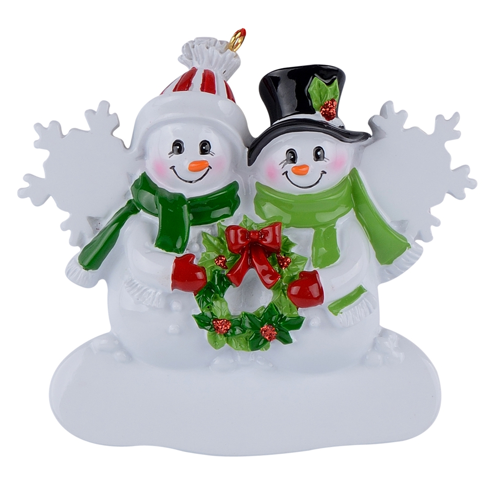 Snowman Family Of 2 resin hanging Christmas ornaments with glossy as craft souvenirs for personalized gifts or home decorations
Snowman Family Of 2 resin hanging Christmas ornaments with glossy as craft souvenirs for personalized gifts or home decorations