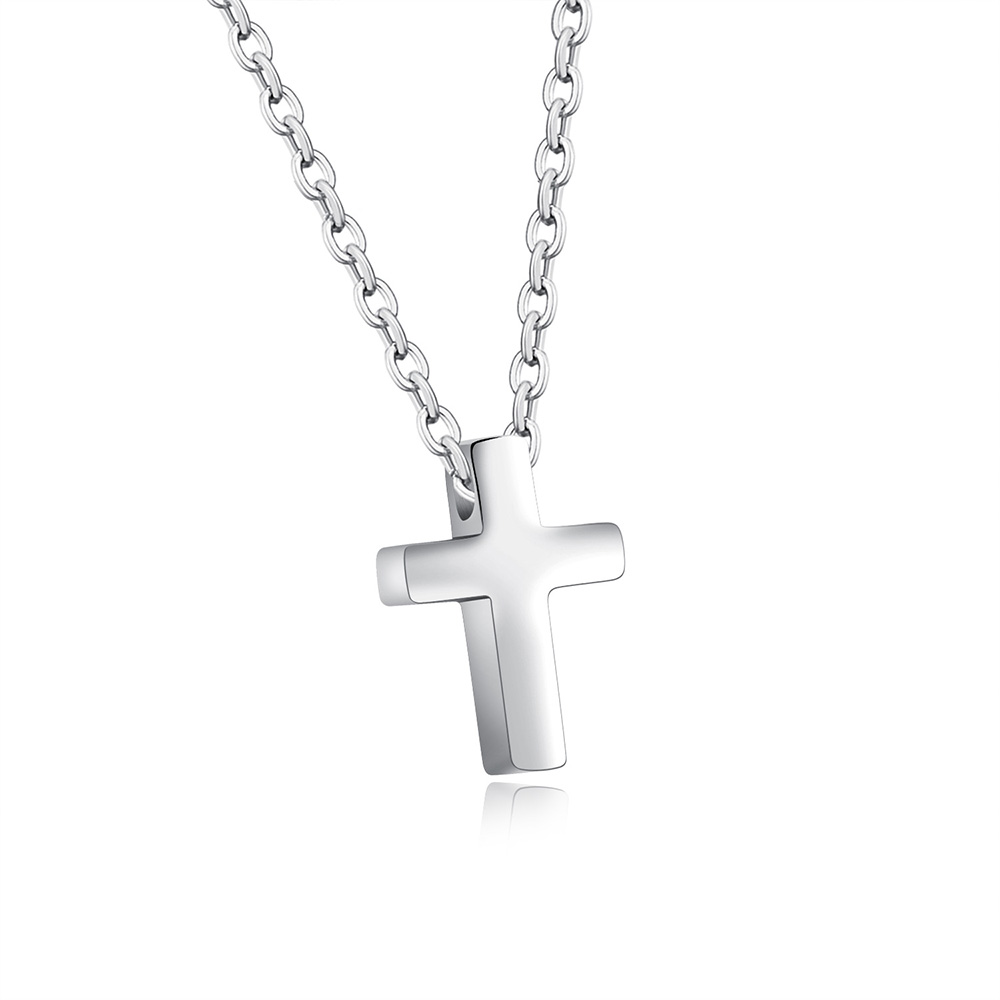 Boutique Cross Pendants Necklace Jewelry Stainless Steel Gold Plated Necklace Men Women Lover Gift Religious Jewelry