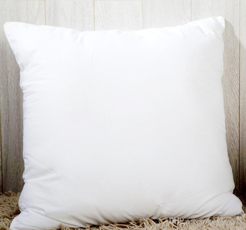 Heat Printing White Sublimation Pillow Case Blank Pillow Covers OEM Cushion 40X40CM 45*45cm without insert bolster Oreiller
