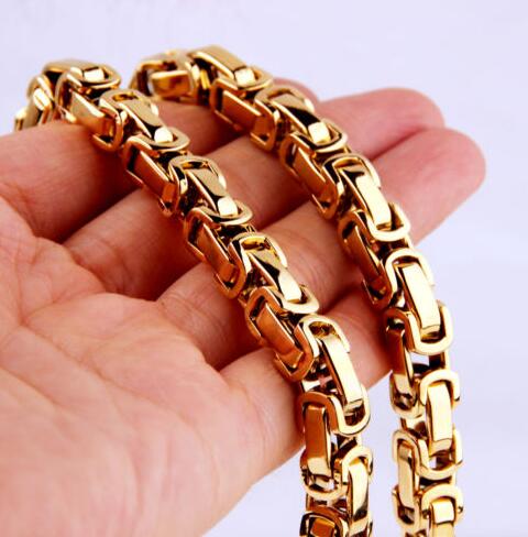 High Quality 316L Stainless Steel 18K Gold Cuban Box Chain Men/Boys Necklace 24", Silver
High Quality 316L Stainless Steel 18K Gold Cuban Box Chain Men/Boys Necklace 24", Silver