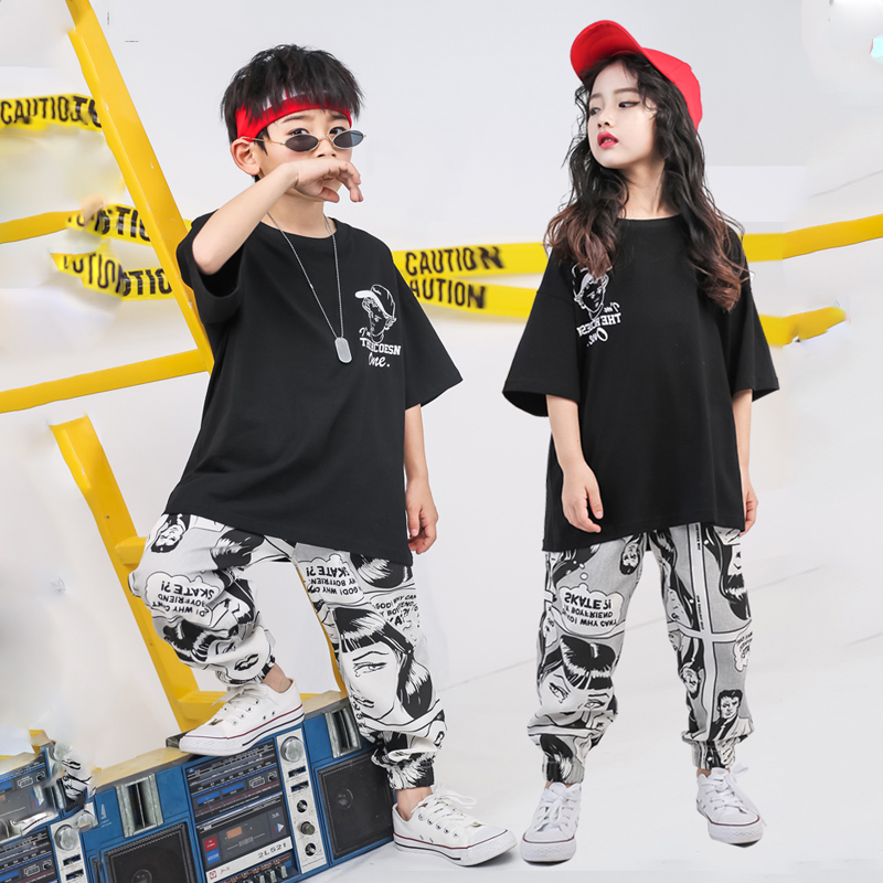 Hip-Hop Dance Costume Kids New Black Loose Tops Hiphop Pants Suit Rave Clothes Jazz Street Dance Costumes Stage Outfits SL2852, Black tops
Hip-Hop Dance Costume Kids New Black Loose Tops Hiphop Pants Suit Rave Clothes Jazz Street Dance Costumes Stage Outfits SL2852, Black tops