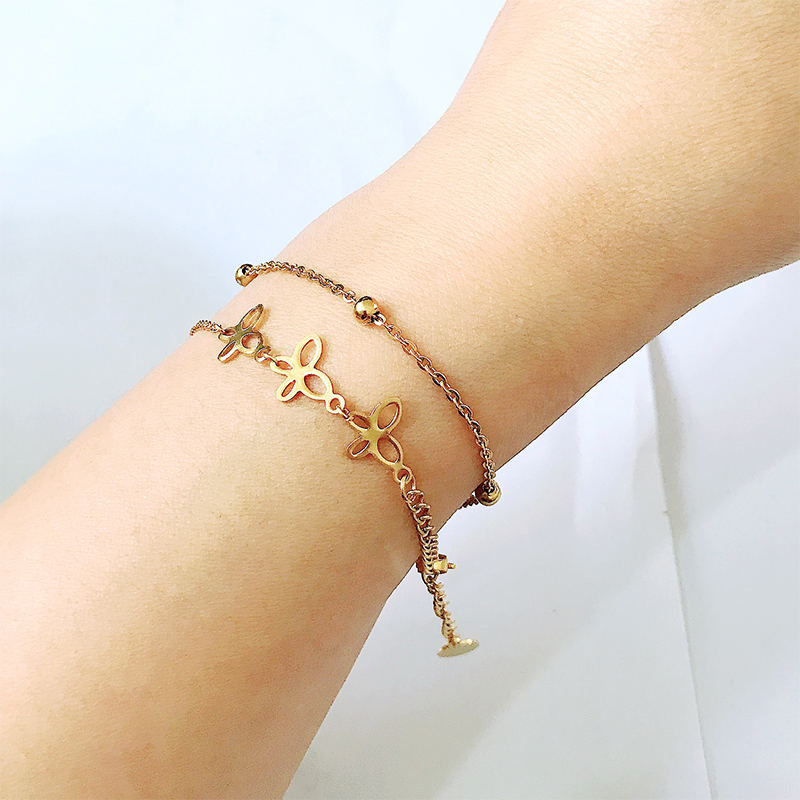 Charm Bracelets Stainless Steel Butterfly No Fade Adjustable Size Bangles For Women Girls Gold Silver Jewelry Gift 2021
Charm Bracelets Stainless Steel Butterfly No Fade Adjustable Size Bangles For Women Girls Gold Silver Jewelry Gift 2021
