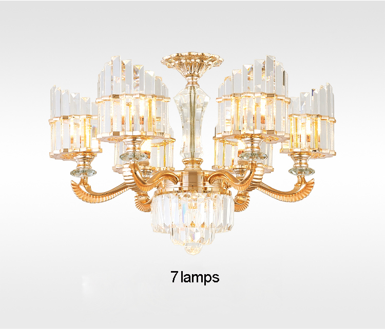 modern crystal pendant lights fixture european sgold crystal pendant lamp hanging lamps hotel hall home indoor lighting 6 8 15 lamp