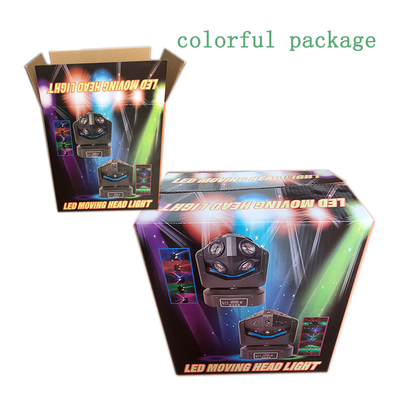 Party Lights Portable Laser Stage Lighting Moving Head Beam DJ RGBW Lamp Strobe Sound Activated for Parties Room Show Birthday