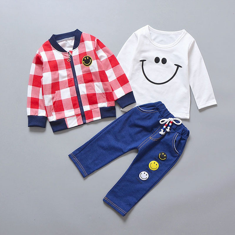 baby clothes boy outfits set outerwear + tops t-shirts + jean pants Baseball sports suit for babies newborn suit baby cloth sets T191024