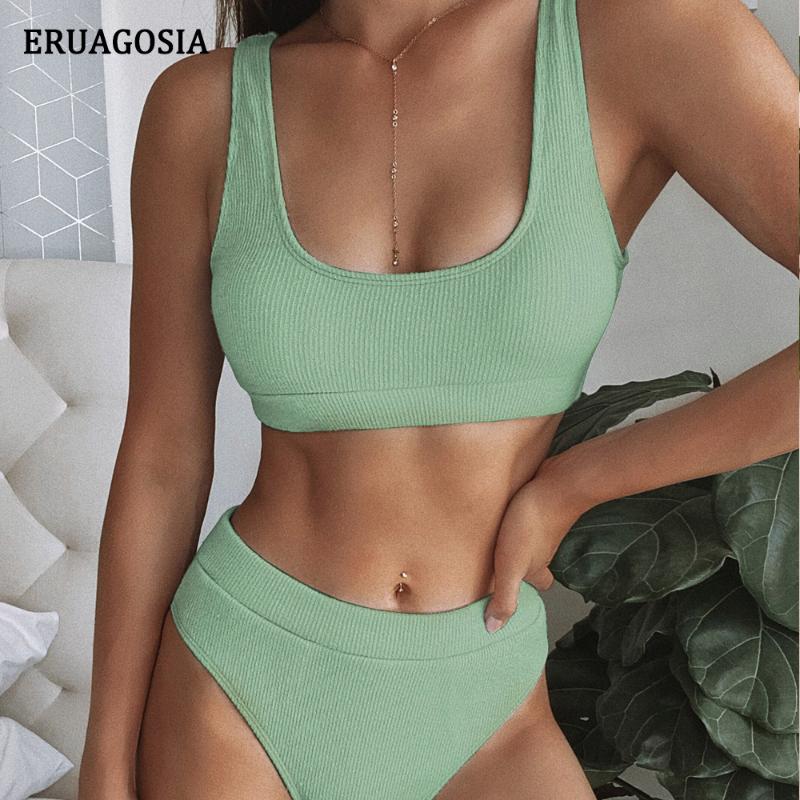 Sexy Ribbed Bikini High Waist Swimwear Swimsuit Sport Bikinis Set 2020 Swim Push Up Bandage Bathing Suit Women Beachwear Biquini, S253wh
Sexy Ribbed Bikini High Waist Swimwear Swimsuit Sport Bikinis Set 2020 Swim Push Up Bandage Bathing Suit Women Beachwear Biquini, S253wh