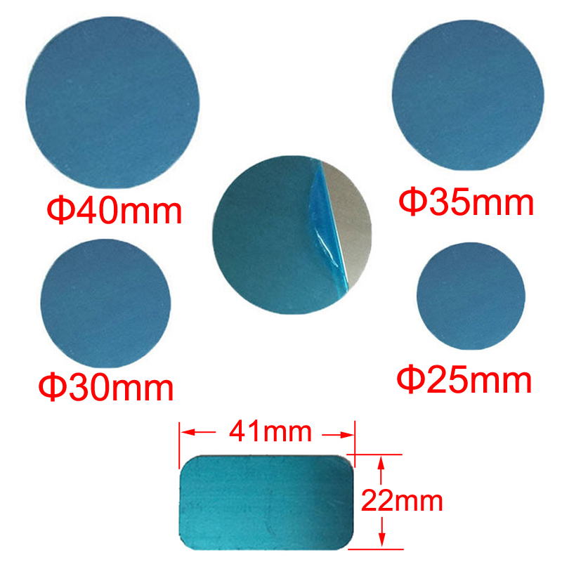100pcs 40mm 35mm 30mm 25mm 20mm 10mm Metal Plate disk iron sheet for Magnet Mobile Phone Holder For Magnetic Car Phone Stand holders, Silver
100pcs 40mm 35mm 30mm 25mm 20mm 10mm Metal Plate disk iron sheet for Magnet Mobile Phone Holder For Magnetic Car Phone Stand holders, Silver