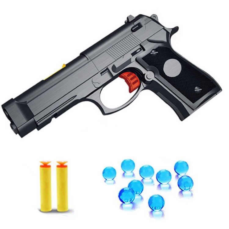 

Paintball Classi Toys Mauser Pistol Childrens shoot Guns Soft Bullet Gun Plastic Absorben Kids Fun Outdoor Game Shooter Safety Shootout boys