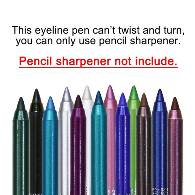 Color Matte Eyeliner Pen Colors Eyes Makeup Glitter Eyeliner Long Lasting Sexy Charming Color Eye Liner Waterproof TSLM2