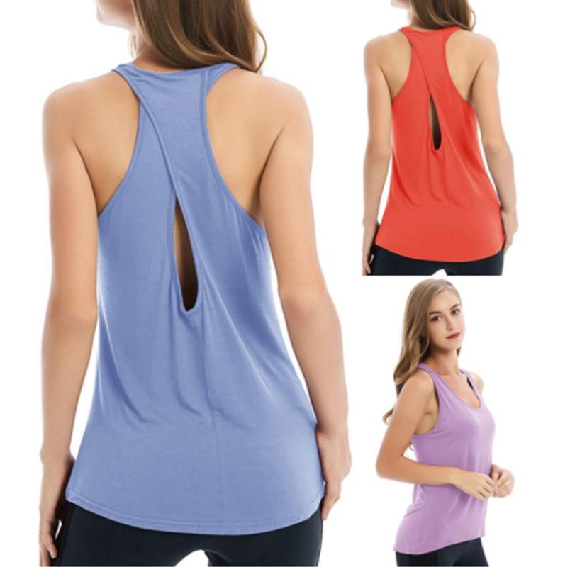 Women' Yoga Shirts Running Elastic Breathable Gym Fitness Sleeveless Vest Ladies Movement Dry Quick Tank Tops smock, Black
Women' Yoga Shirts Running Elastic Breathable Gym Fitness Sleeveless Vest Ladies Movement Dry Quick Tank Tops smock, Black