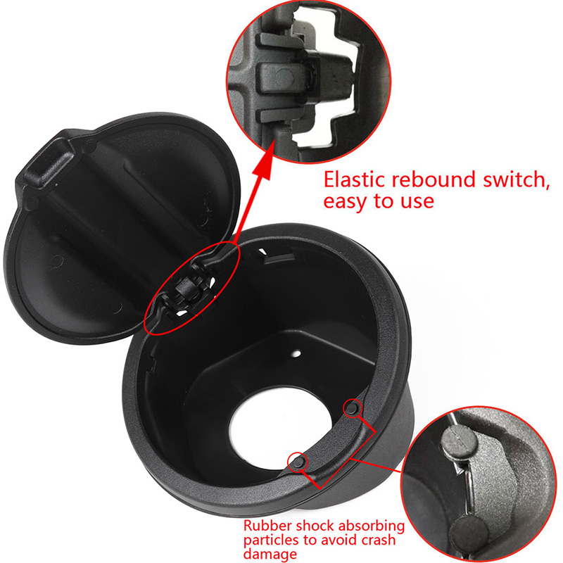Black Car Fuel Tank Cap Gas Cap Cover Decoration For Jeep Wrangler JL 2018+ High Quality Auto Exterior Accessories