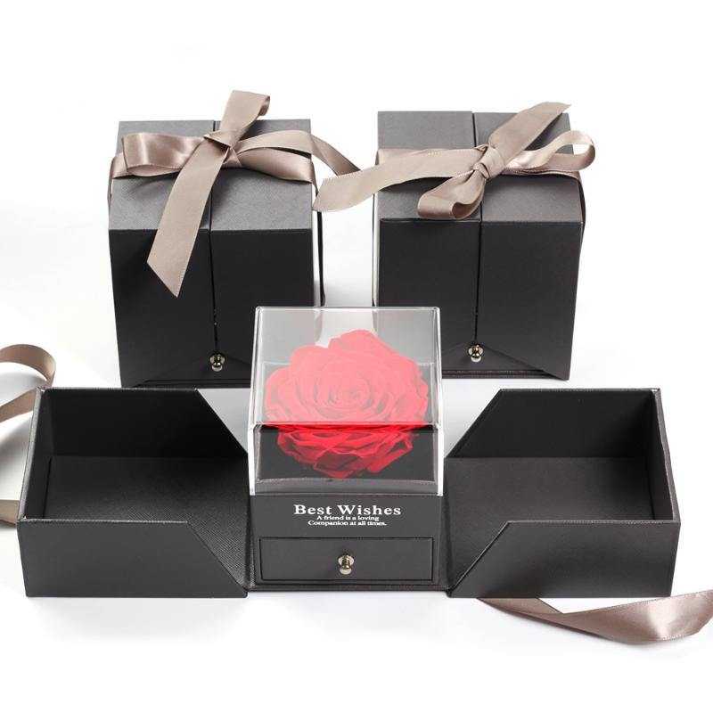 Wedding Ring Box Jewelry Box Home Decor Preserv Flowers Christmas Valentine's Day Birthday Gift For Women, Fake flower
Wedding Ring Box Jewelry Box Home Decor Preserv Flowers Christmas Valentine's Day Birthday Gift For Women, Fake flower