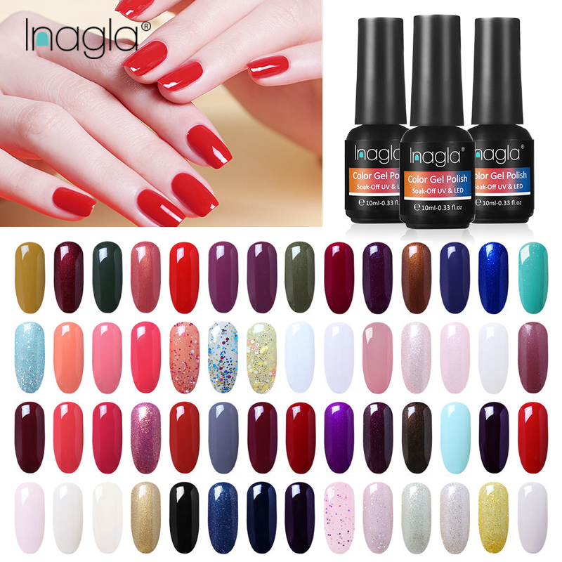Inagla Nail Art Design Manicure 241 Color 10ML Soak Off Enamel Gel Polish UV Gel Nail Polish Lacquer Varnish Lak Polishes, 8ml base coat
Inagla Nail Art Design Manicure 241 Color 10ML Soak Off Enamel Gel Polish UV Gel Nail Polish Lacquer Varnish Lak Polishes, 8ml base coat