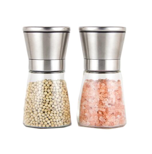 Stainless Steel Manual Salt Pepper Mill Grinder Seasoning Bottle Grinder Glass Kitchen Accessaries Tool Premium Salt Grinder
Stainless Steel Manual Salt Pepper Mill Grinder Seasoning Bottle Grinder Glass Kitchen Accessaries Tool Premium Salt Grinder