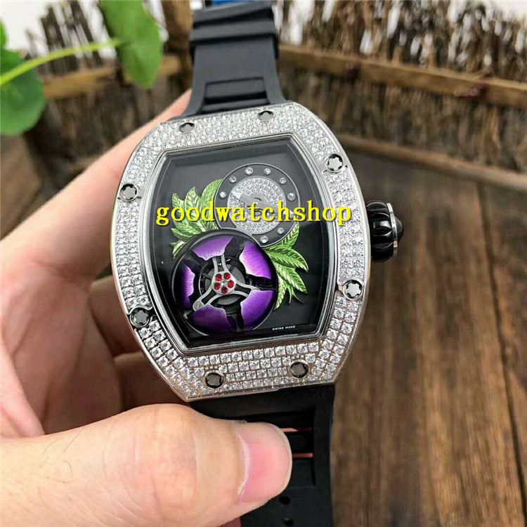 Top RM19-02 Mens Watch Wristwatch Diamond Luxury Watch Swiss Automatic Mechanical 28800 vph CNC Magnolia flower Dial Sapphire Crystal
Top RM19-02 Mens Watch Wristwatch Diamond Luxury Watch Swiss Automatic Mechanical 28800 vph CNC Magnolia flower Dial Sapphire Crystal