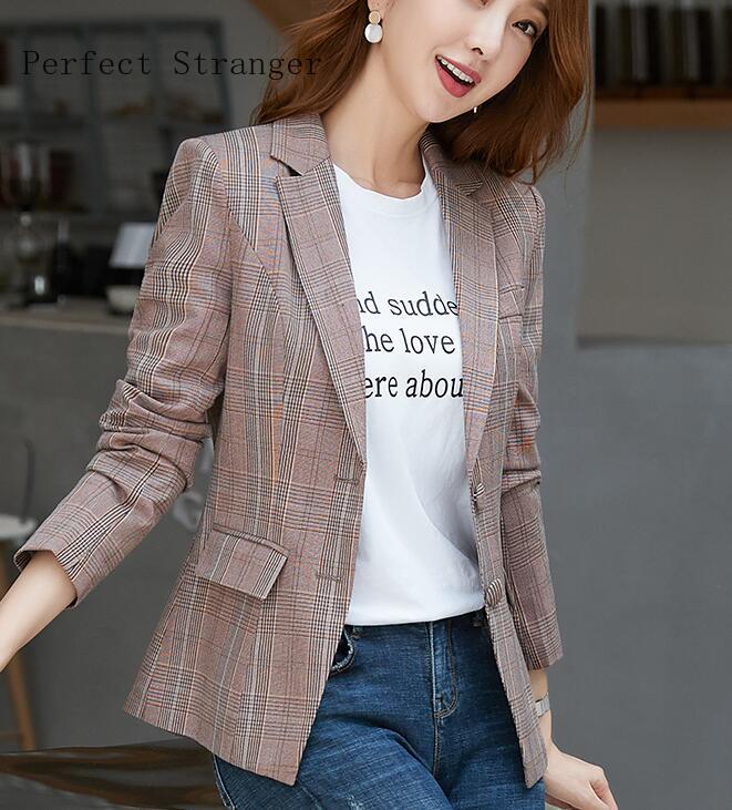 2020 Spring Summer New Arrival Fashion Hot Sale Turn-down Collar Plaid Long Sleeve Women Suit Coat, Khaki
2020 Spring Summer New Arrival Fashion Hot Sale Turn-down Collar Plaid Long Sleeve Women Suit Coat, Khaki
