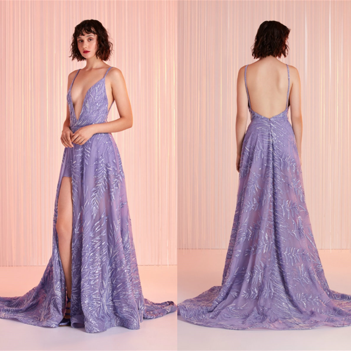 2020 Fashion Evening Dresses Sexy Spaghetti Straps Lace Applique Split Prom Gowns Custom Made Backless Sweep Train Special Occasion Dress, Ivory
2020 Fashion Evening Dresses Sexy Spaghetti Straps Lace Applique Split Prom Gowns Custom Made Backless Sweep Train Special Occasion Dress, Ivory