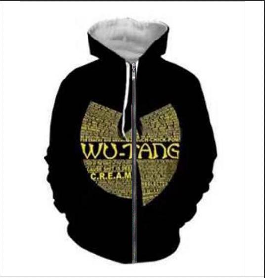 New Fashion Unisex Sweatshirt hoodies Men Women Wu Tang Clan Sweatshirts Harajuku Oversized ZIPPER Jacket Clothes, As shown 3
New Fashion Unisex Sweatshirt hoodies Men Women Wu Tang Clan Sweatshirts Harajuku Oversized ZIPPER Jacket Clothes, As shown 3