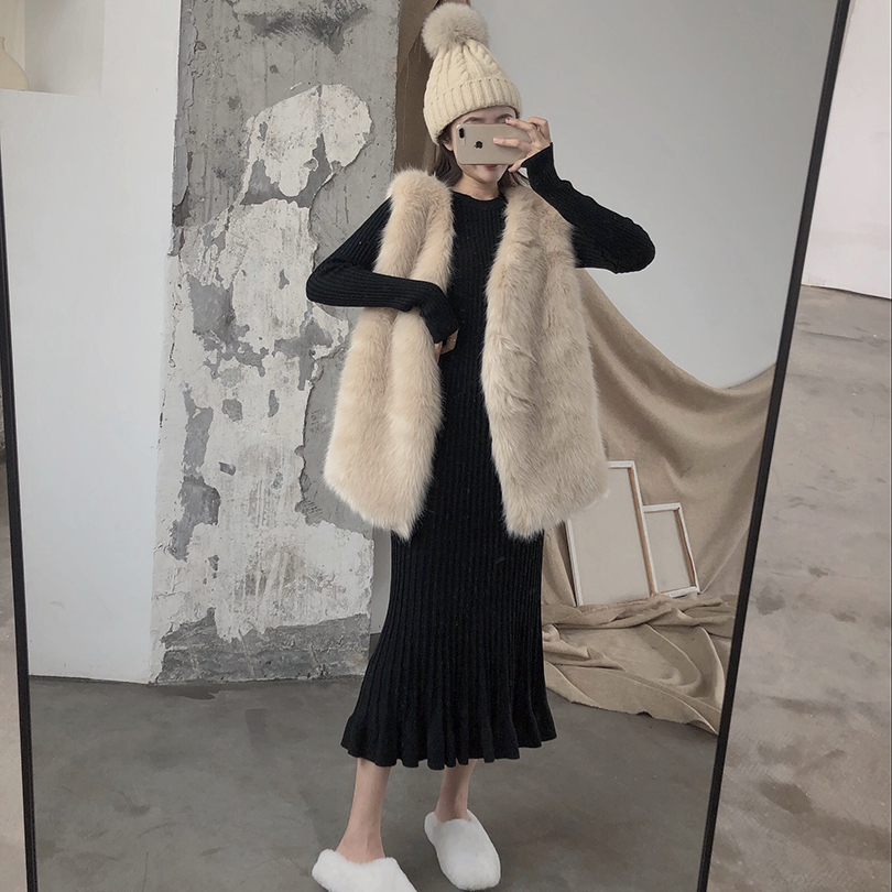 New Imitation Hair Vest Women' Clothing Autumn Korean Version Plush V-Neck Solid Coat Women Fashion Sleeveless Vest Woman, Knit dress
New Imitation Hair Vest Women' Clothing Autumn Korean Version Plush V-Neck Solid Coat Women Fashion Sleeveless Vest Woman, Knit dress